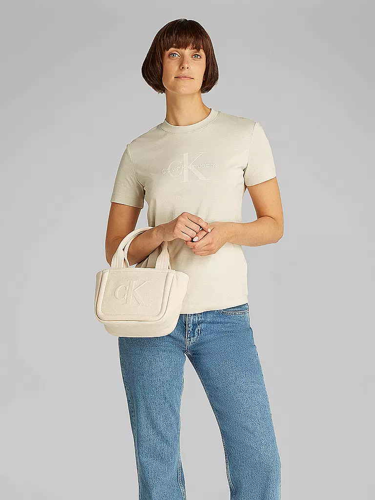 CALVIN KLEIN JEANS | Borsa - Borsa a mano XSmall | Crema
