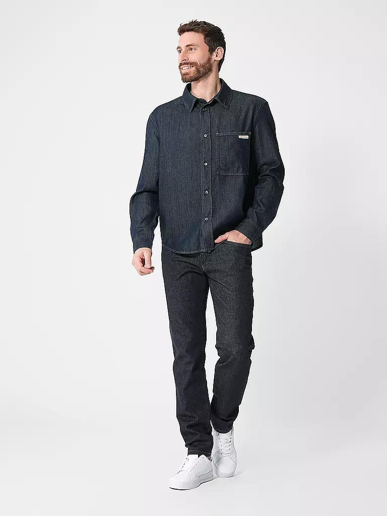 CALVIN KLEIN JEANS | Camicia di jeans | Blu scuro