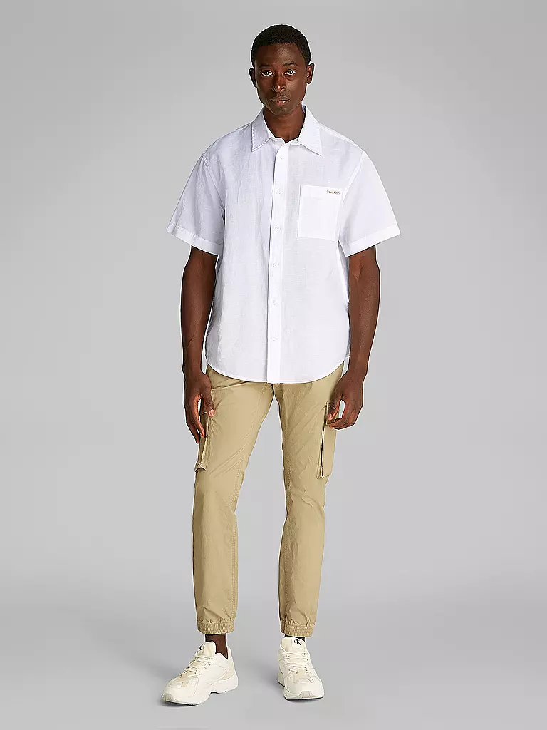 CALVIN KLEIN JEANS | Camicia di lino | Bianco