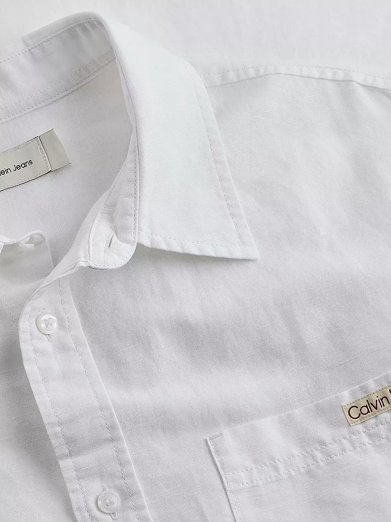 CALVIN KLEIN JEANS | Camicia di lino | Bianco