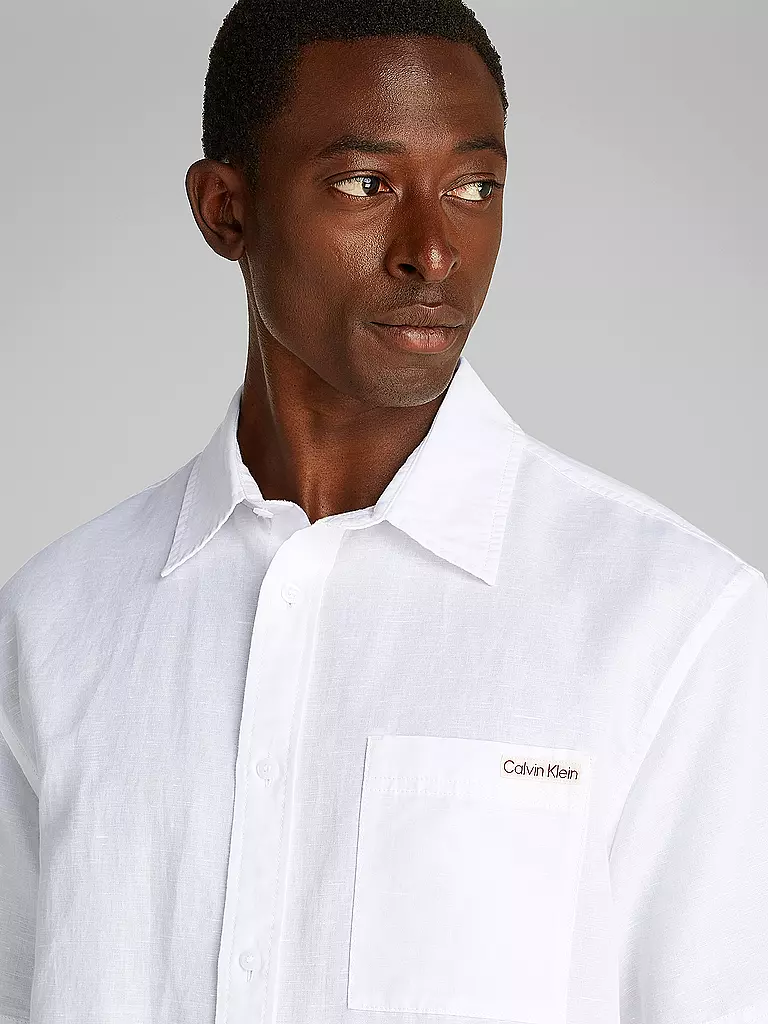 CALVIN KLEIN JEANS | Camicia di lino | Bianco