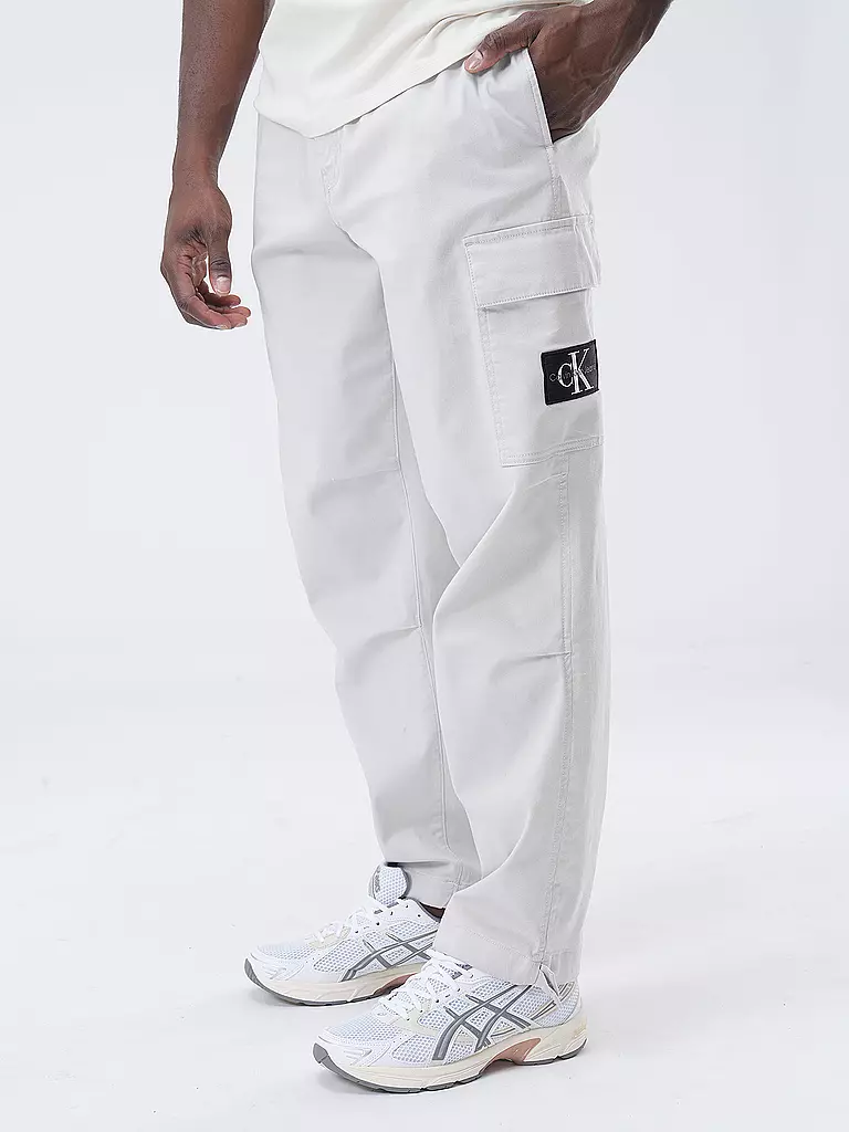 CALVIN KLEIN JEANS | Cargohose  | Bianco