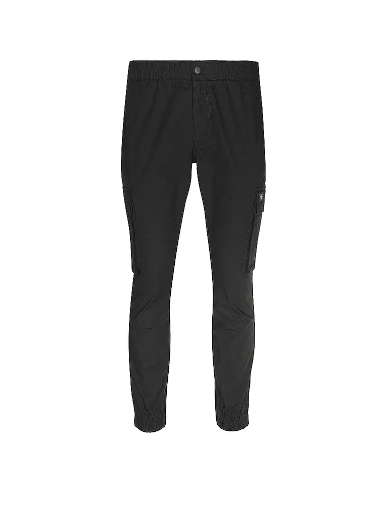 CALVIN KLEIN JEANS | Cargohose Skinny Fit | Nero