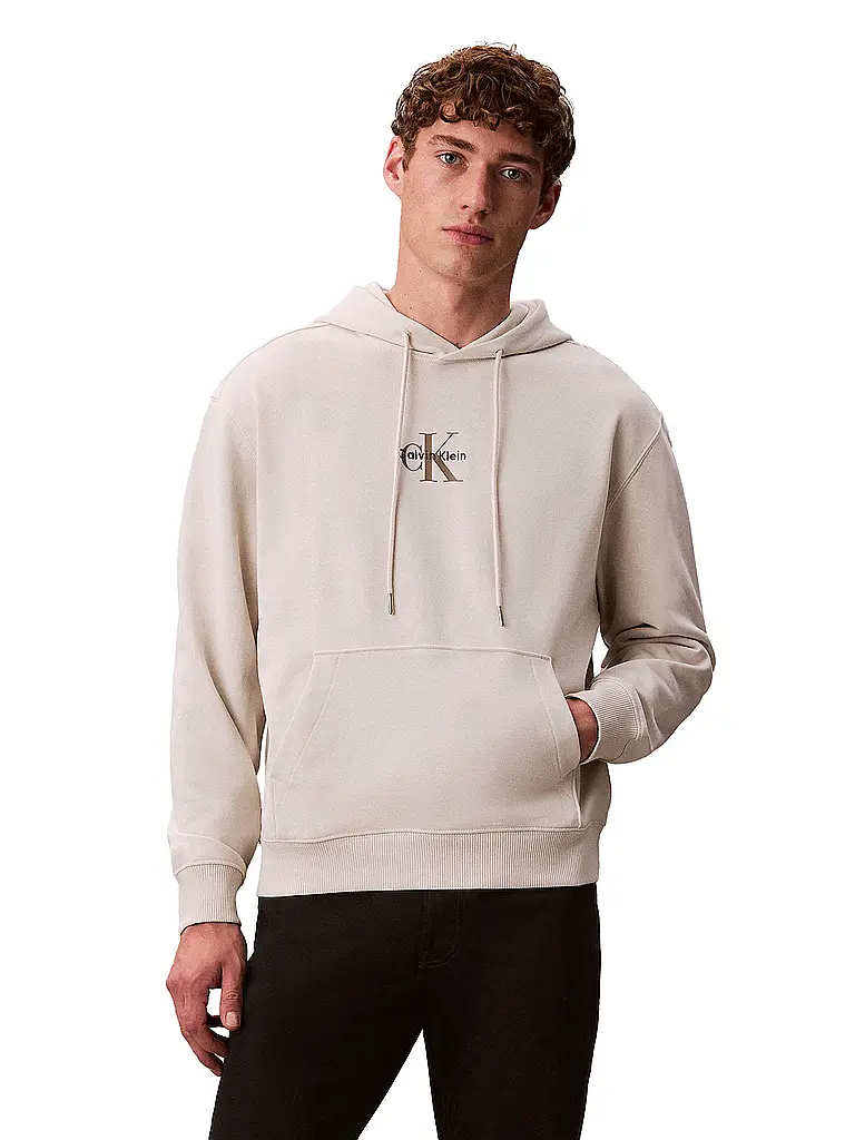 CALVIN KLEIN JEANS | Felpa con cappuccio - Hoodie | Bianco