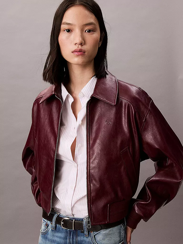 CALVIN KLEIN JEANS | Giacca effetto pelle | 