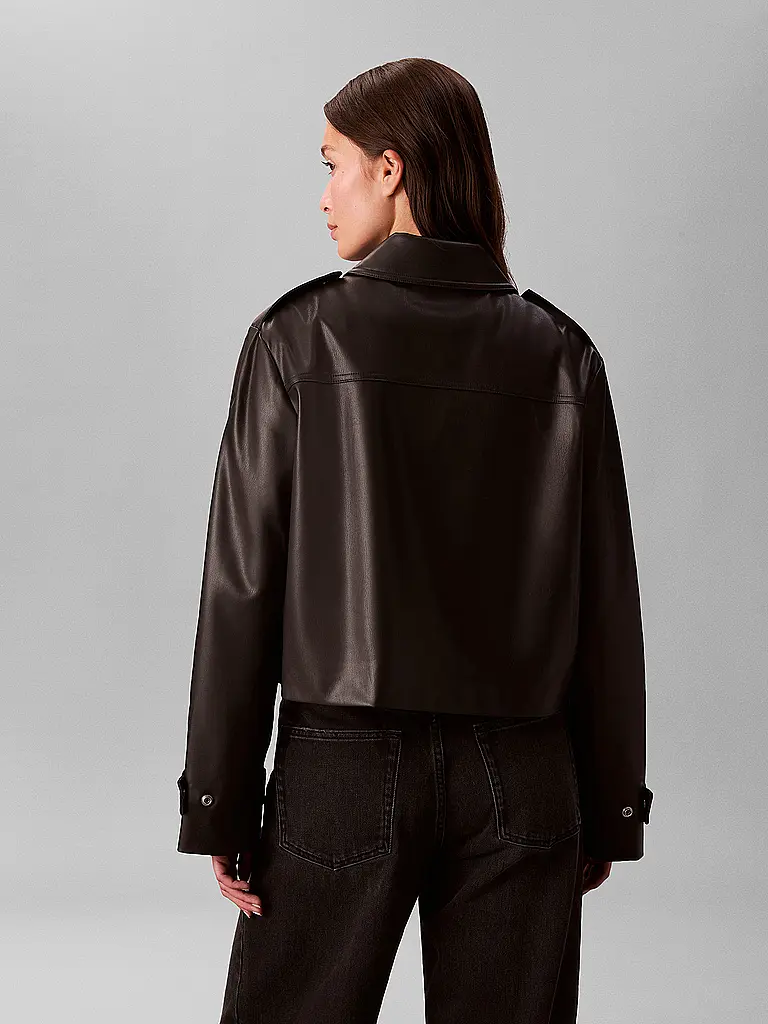 CALVIN KLEIN JEANS | Giacca effetto pelle | Nero