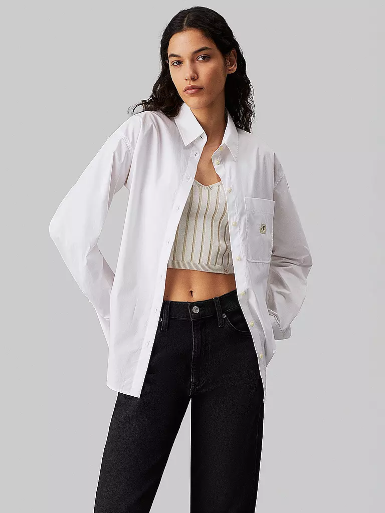 CALVIN KLEIN JEANS | Hemdbluse | Bianco