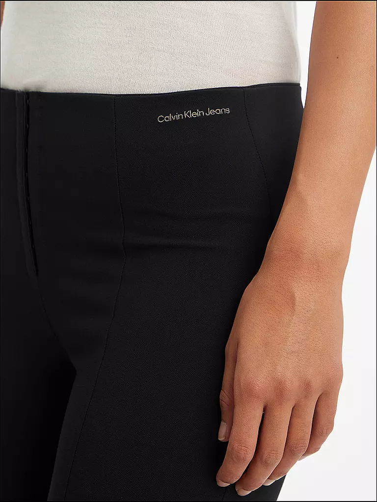 CALVIN KLEIN JEANS | Highwaist Hose Slim Fit | Nero