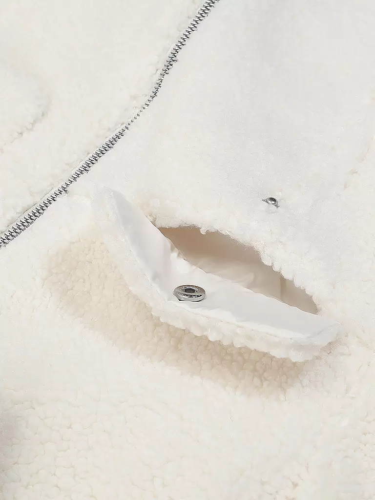 CALVIN KLEIN JEANS | Jacke in Felloptik | Crema