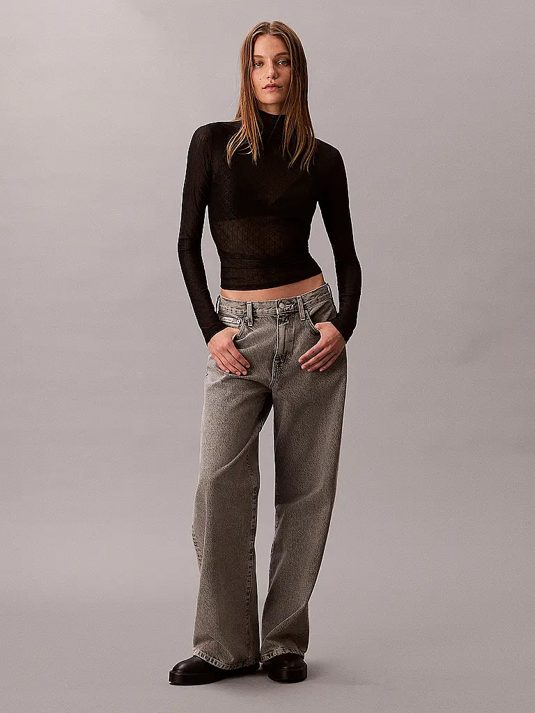CALVIN KLEIN JEANS | Jeans a gamba larga | Grigio