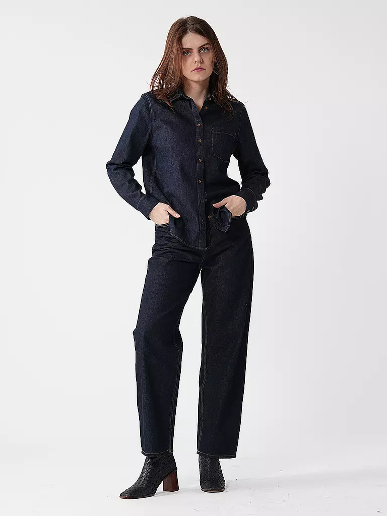 CALVIN KLEIN JEANS | Jeans Mom Fit BARREL | Blu scuro