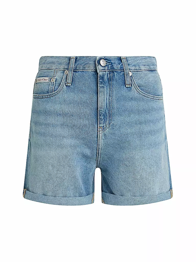 CALVIN KLEIN JEANS | Jeans shorts Mom Fit | Blu chiaro