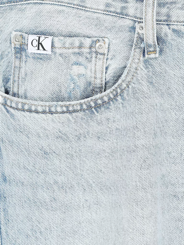 CALVIN KLEIN JEANS | Jeans Straight Fit 7/8  | Blu chiaro