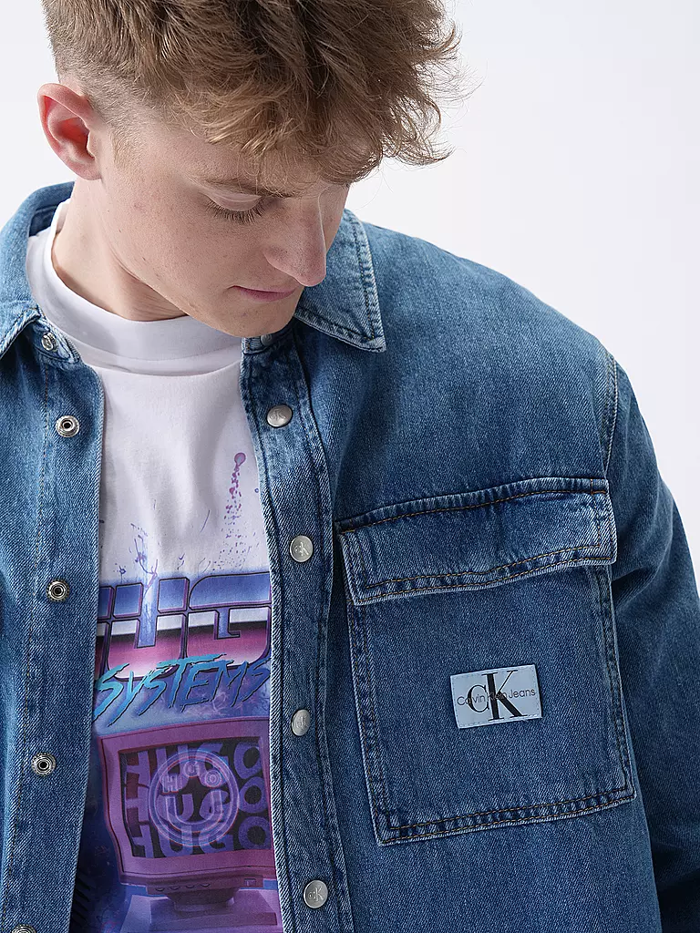 CALVIN KLEIN JEANS | Jeanshemd  | Blu