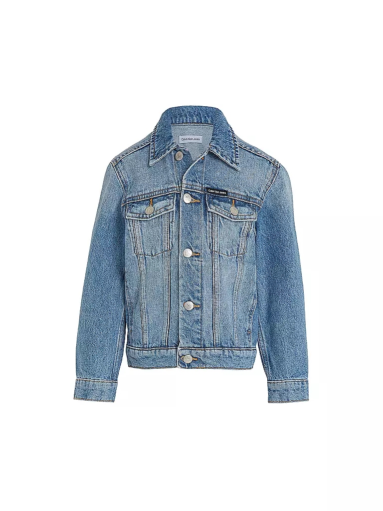 CALVIN KLEIN JEANS | Jungen Jeansjacke  | Blu
