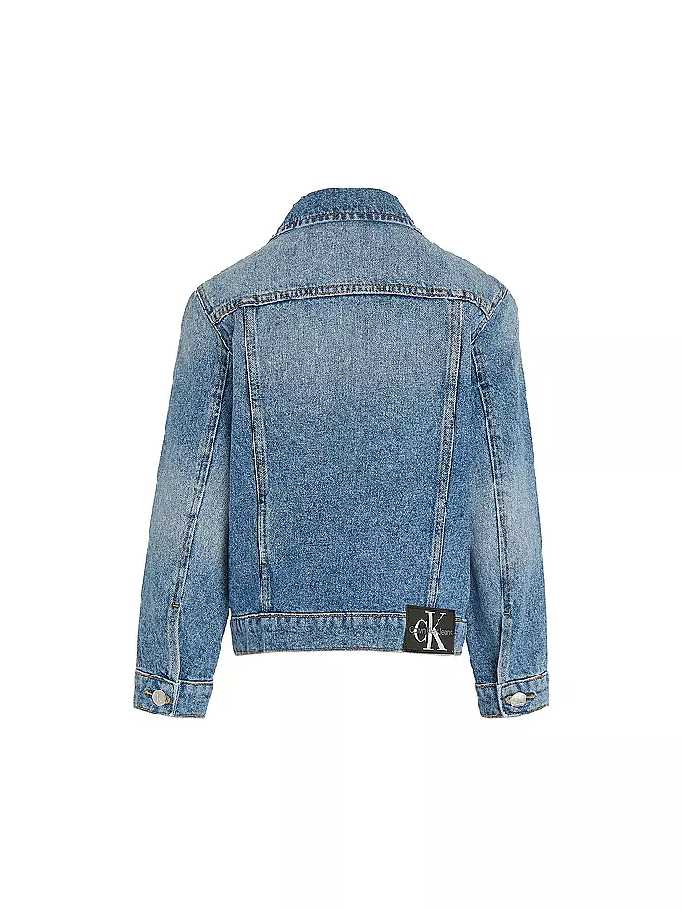 CALVIN KLEIN JEANS | Jungen Jeansjacke  | Blu