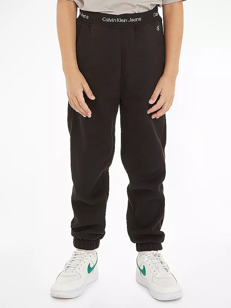 CALVIN KLEIN JEANS | Jungen Jogginghose  | Nero