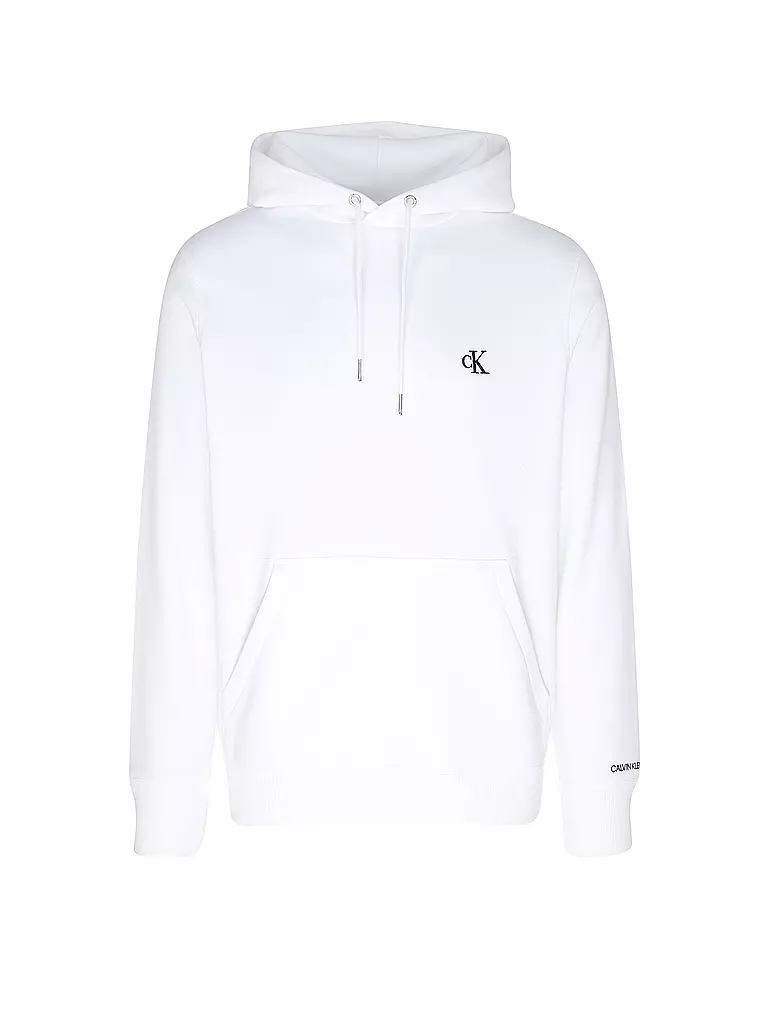 CALVIN KLEIN JEANS | Kapuzensweater - Felpa con cappuccio | Bianco