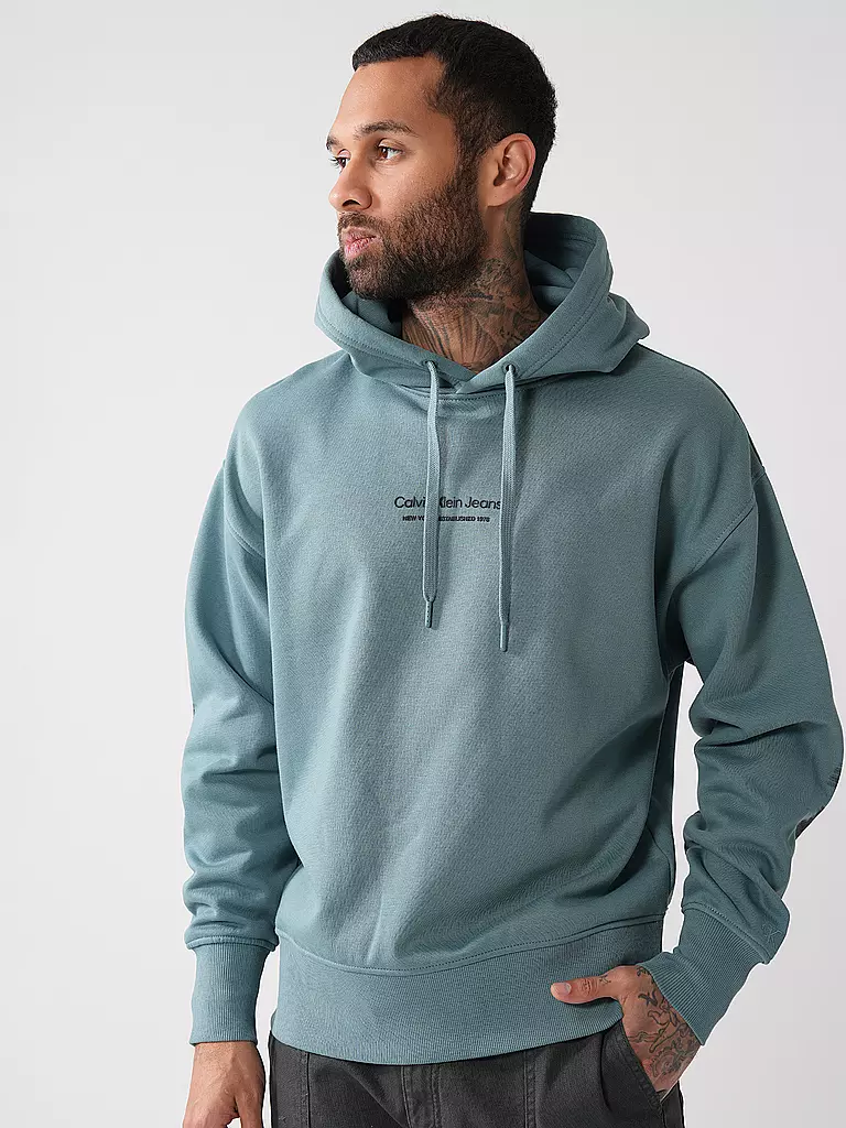 CALVIN KLEIN JEANS | Kapuzensweater - Hoodie | Petrolio