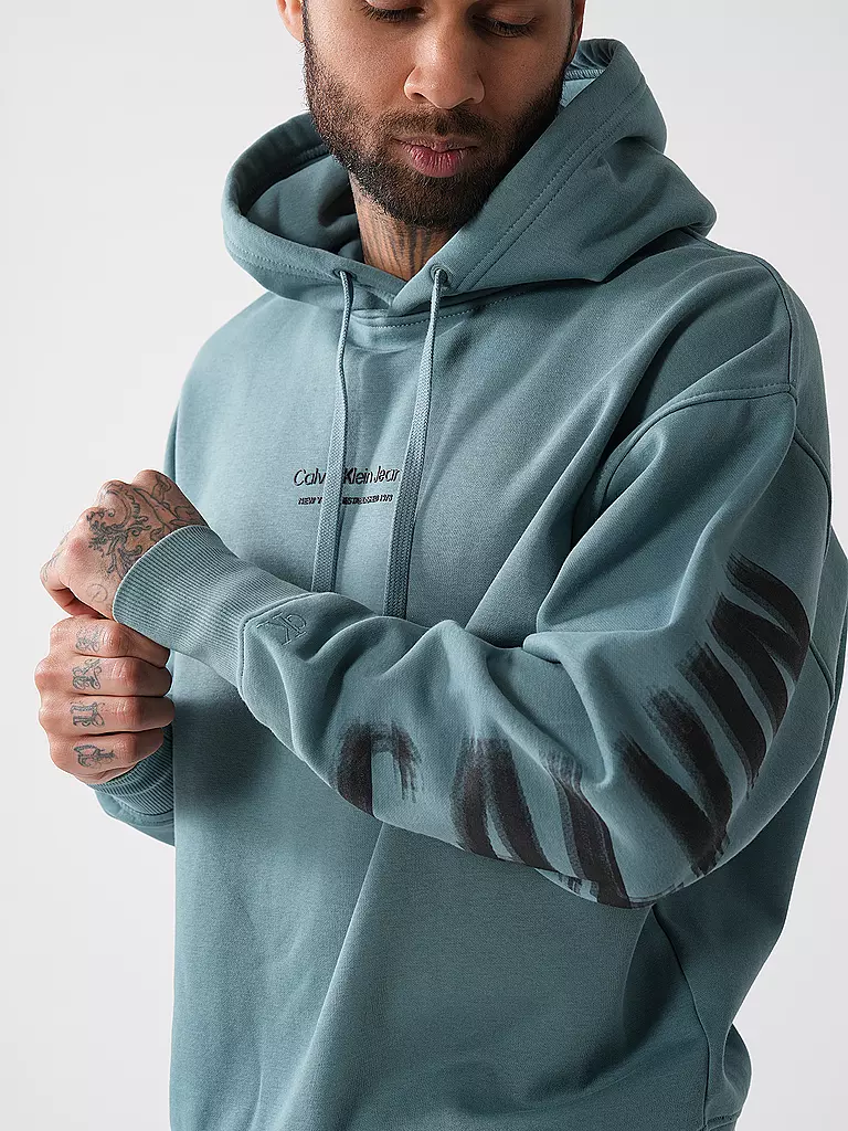 CALVIN KLEIN JEANS | Kapuzensweater - Hoodie | Petrolio
