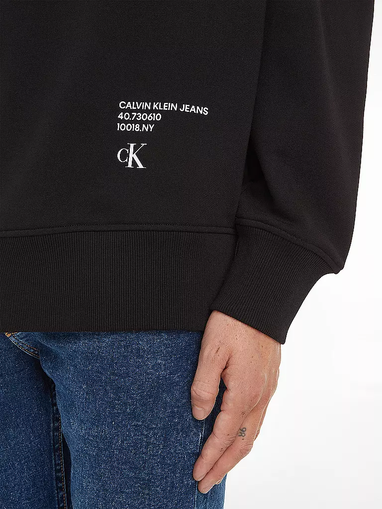 CALVIN KLEIN JEANS | Kapuzensweater- Hoodie | Nero
