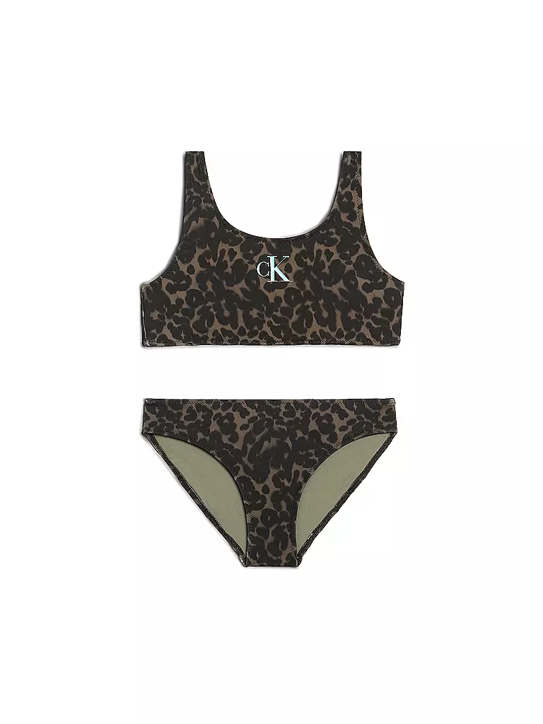 CALVIN KLEIN JEANS | Kinder Bikini Set  | Marrone