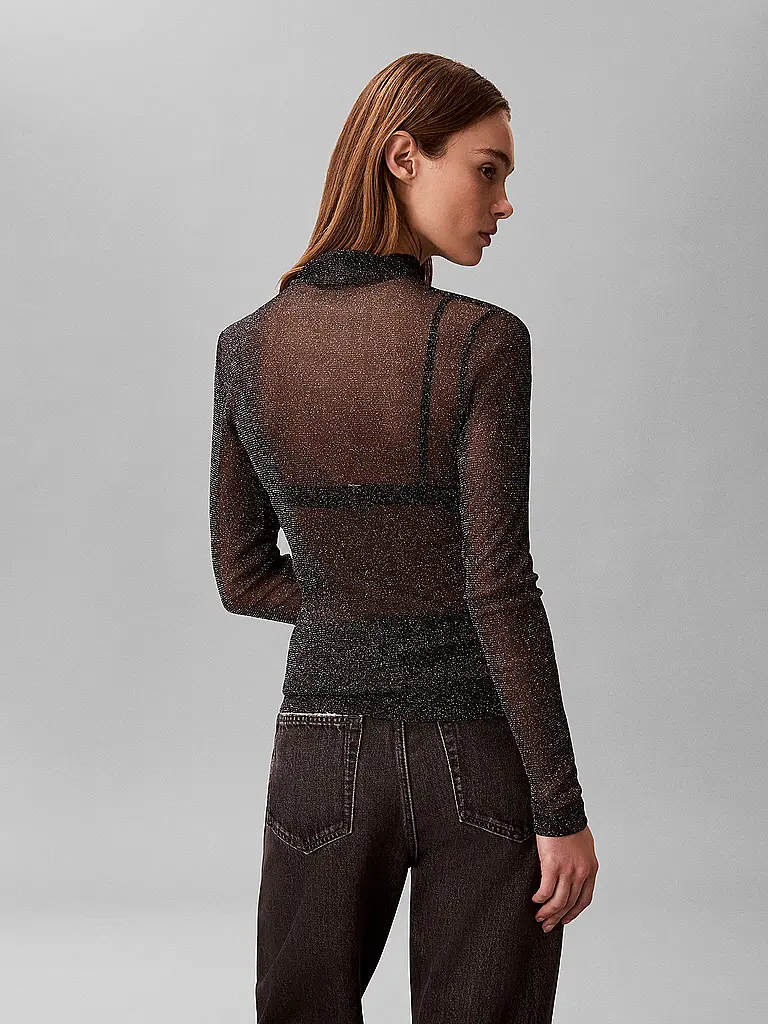 CALVIN KLEIN JEANS | Langarmshirt
Marke: CALVIN KLEIN JEANS
Colore: nero
Categorie: Moda,Donna

Lunghezza manica: Manica lunga
Materiale: Jersey,Mesh,Poliestere / Poliammide
Tipo di colletto: Collo alto
Motivo: Tinta unita
Vestibilità (capispalla): Slim
Stile: Young Fashion
 | 