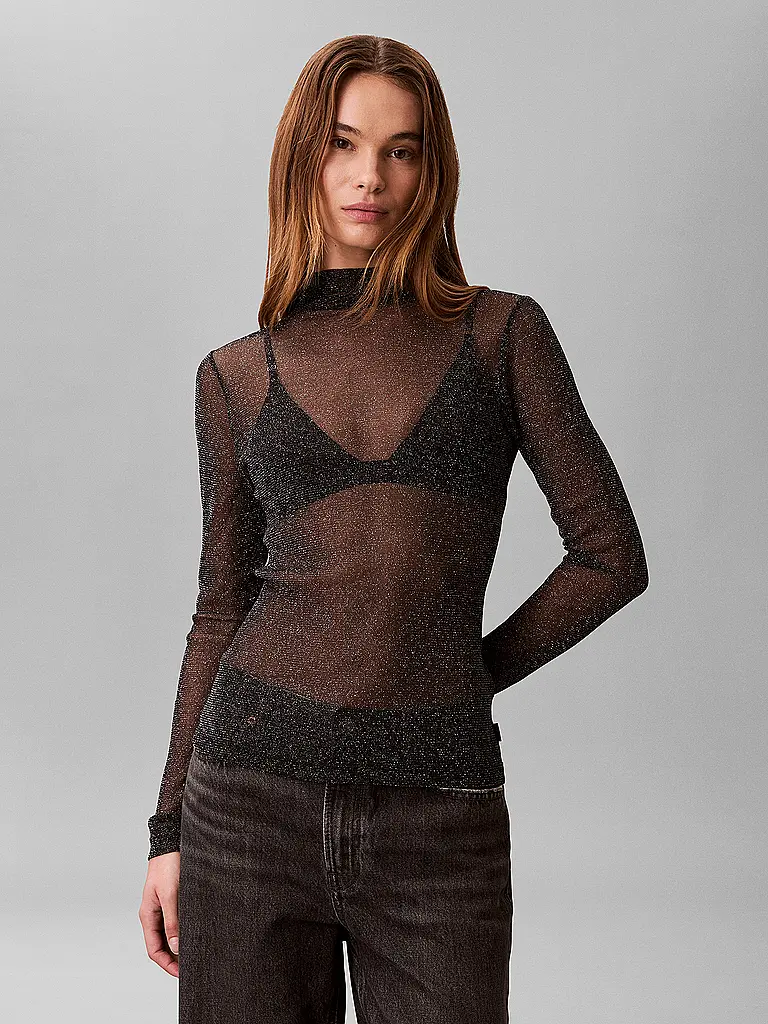 CALVIN KLEIN JEANS | Langarmshirt
Marke: CALVIN KLEIN JEANS
Colore: nero
Categorie: Moda,Donna

Lunghezza manica: Manica lunga
Materiale: Jersey,Mesh,Poliestere / Poliammide
Tipo di colletto: Collo alto
Motivo: Tinta unita
Vestibilità (capispalla): Slim
Stile: Young Fashion
 | 