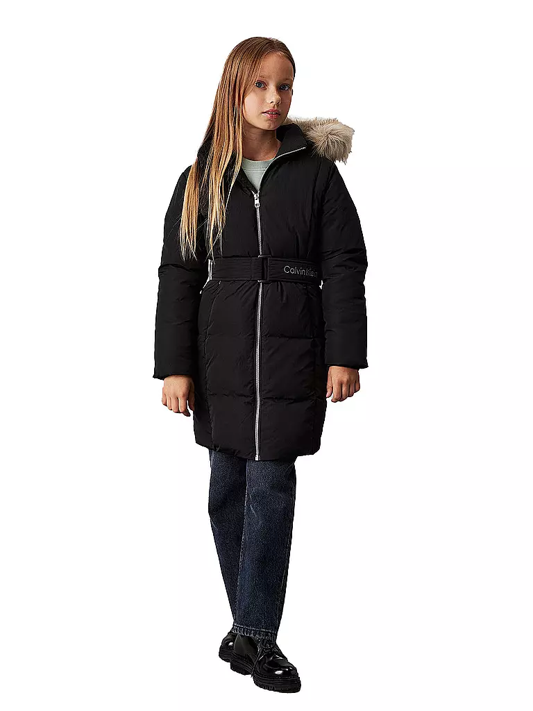 CALVIN KLEIN JEANS | Mädchen Steppmantel | Nero