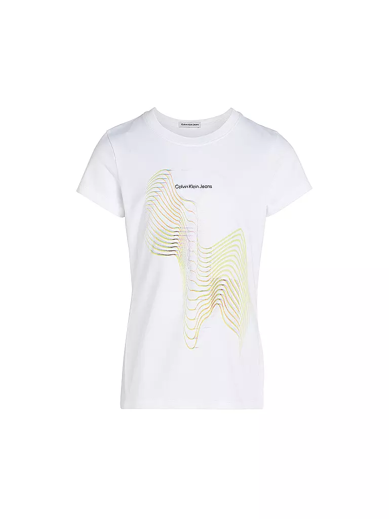 CALVIN KLEIN JEANS | Mädchen T-Shirt  | Bianco