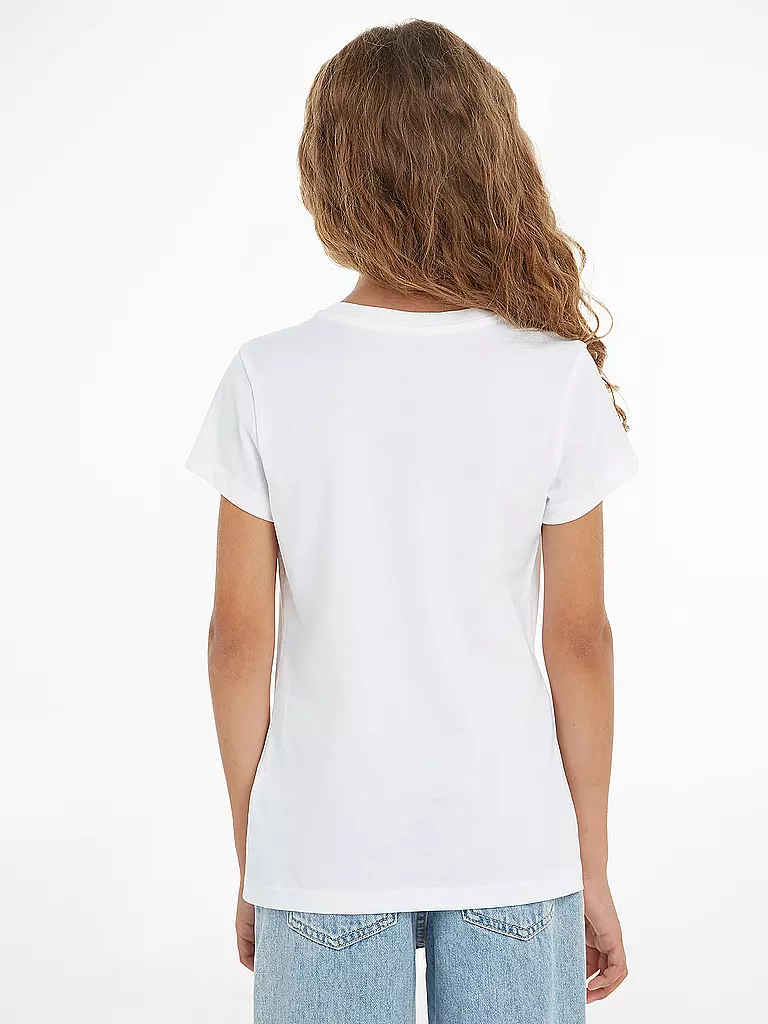 CALVIN KLEIN JEANS | Mädchen T-Shirt  | Bianco