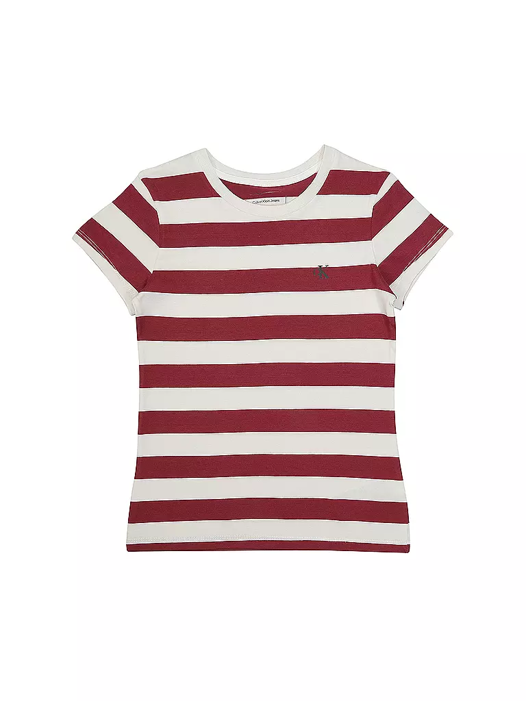 CALVIN KLEIN JEANS | Mädchen T-Shirt 2er Pkg  | Rosso scuro