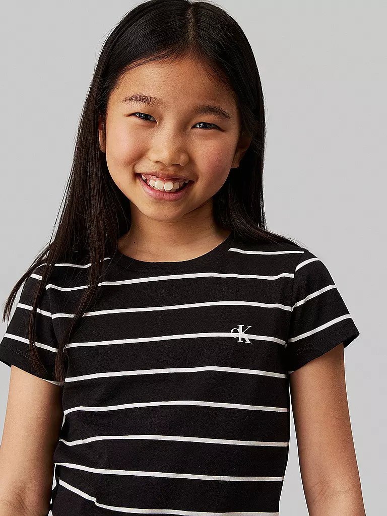 CALVIN KLEIN JEANS | Mädchen T-Shirt 2er Pkg  | Nero