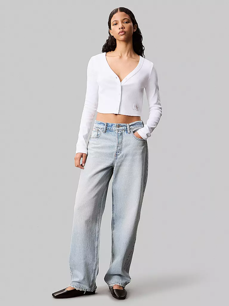 CALVIN KLEIN JEANS | Maglietta a maniche lunghe | Bianco