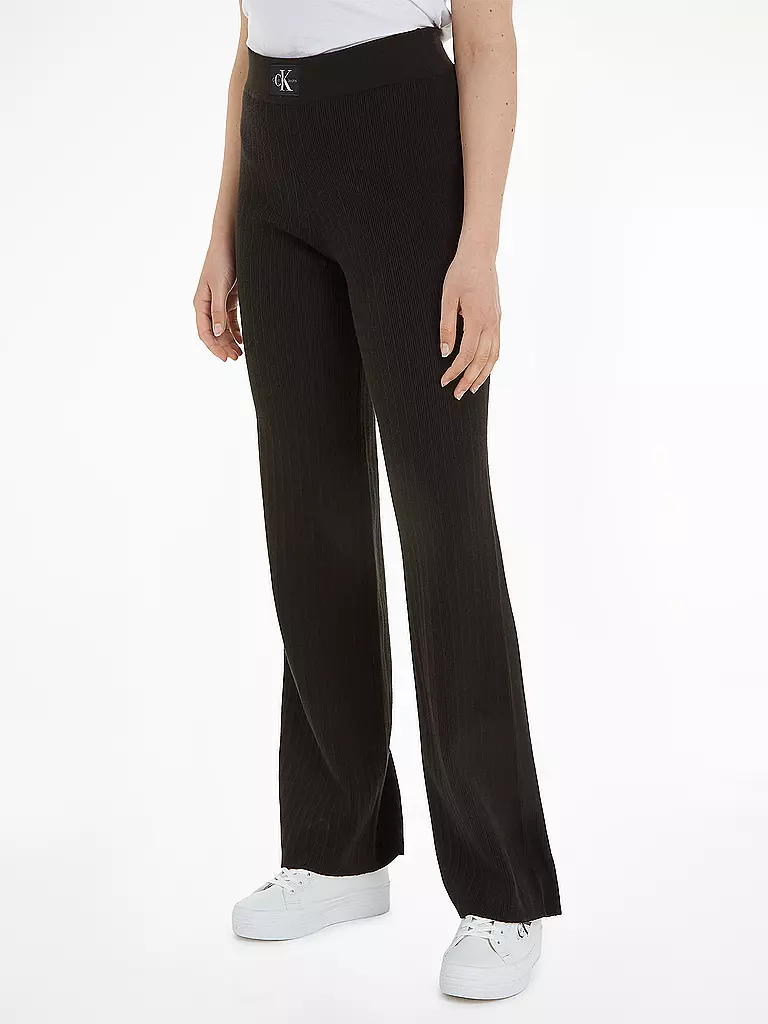 CALVIN KLEIN JEANS | Pantaloni Flared Fit | Nero