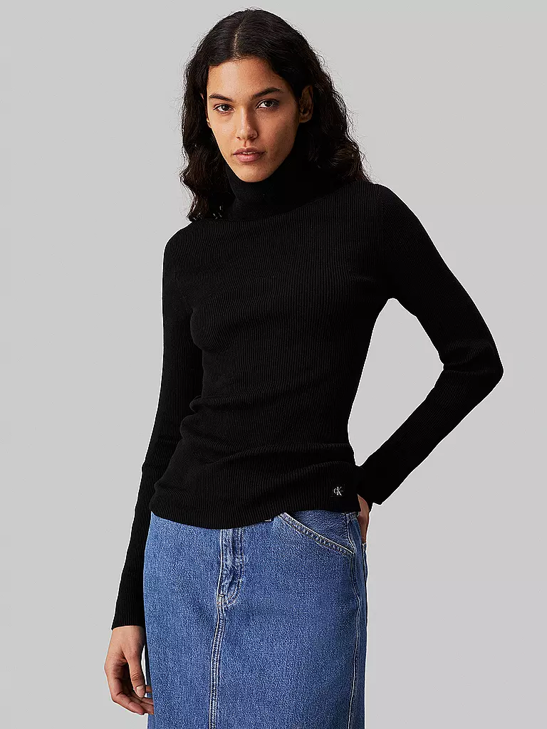 CALVIN KLEIN JEANS | Rollkragenpullover | Nero