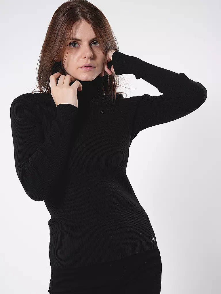 CALVIN KLEIN JEANS | Rollkragenpullover | Nero