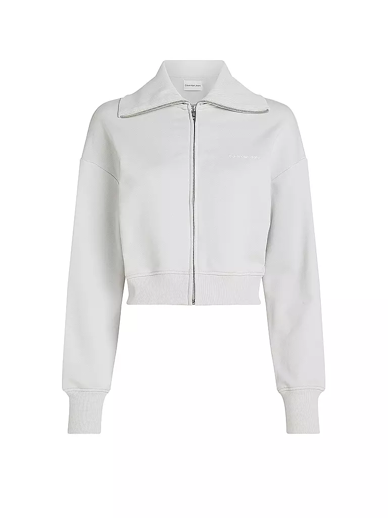 CALVIN KLEIN JEANS | Sweatjacke  | Grigio chiaro