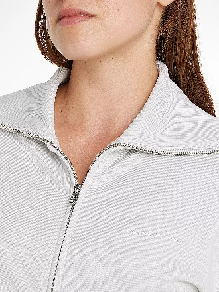 CALVIN KLEIN JEANS | Sweatjacke  | Grigio chiaro