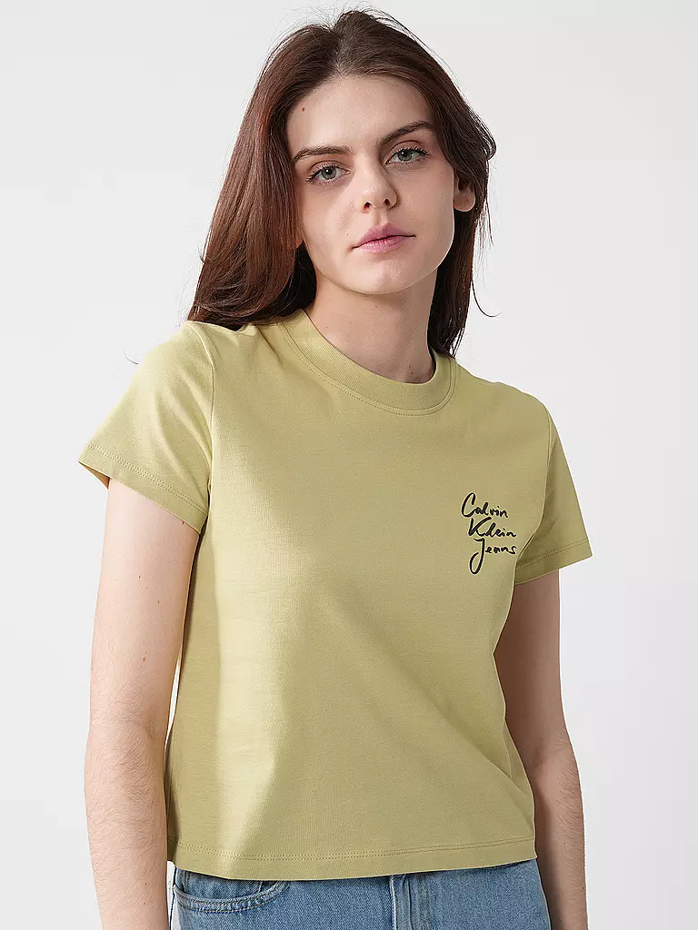 CALVIN KLEIN JEANS | T-Shirt  | Oliva