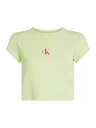 CALVIN KLEIN JEANS | T-shirt cropped fit | Verde chiaro