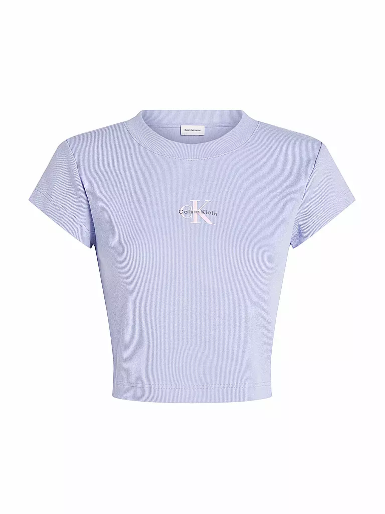 CALVIN KLEIN JEANS | T-shirt cropped fit | Lilla