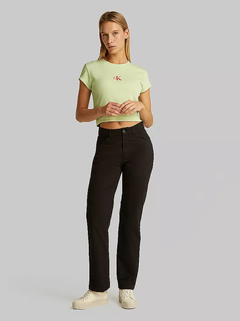 CALVIN KLEIN JEANS | T-shirt cropped fit | Verde chiaro