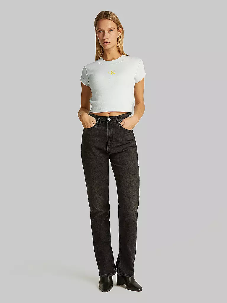 CALVIN KLEIN JEANS | T-shirt cropped fit | Menta