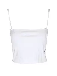 CALVIN KLEIN JEANS | Top Cropped Fit  | Bianco