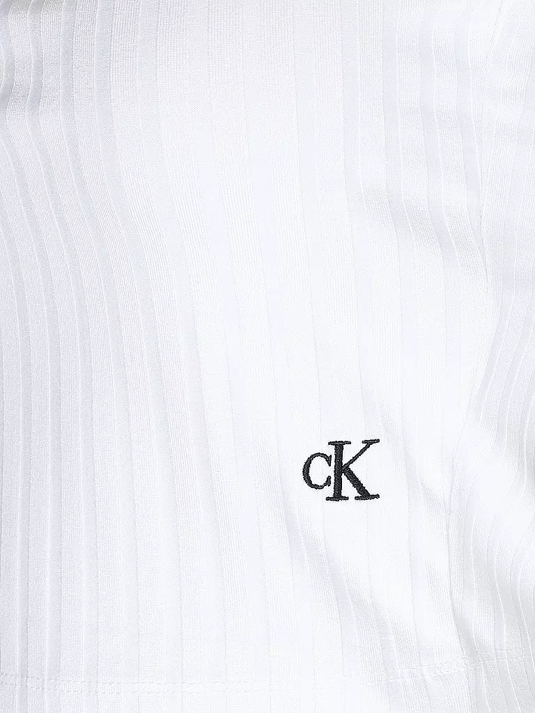 CALVIN KLEIN JEANS | Top Cropped Fit  | Bianco