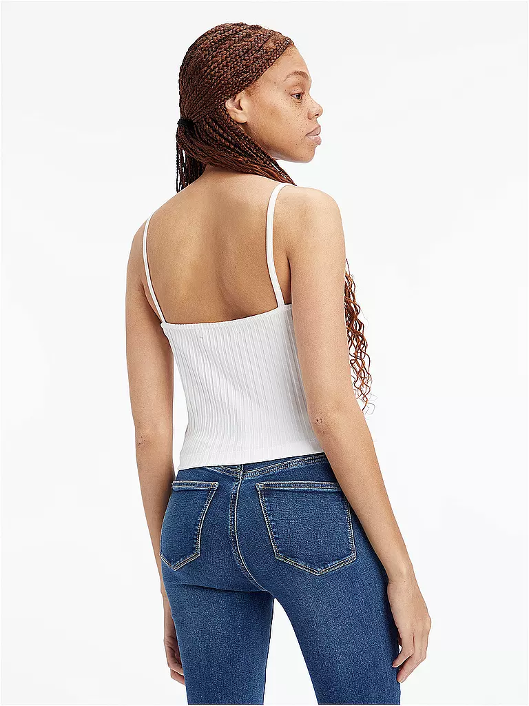 CALVIN KLEIN JEANS | Top Cropped Fit  | Bianco