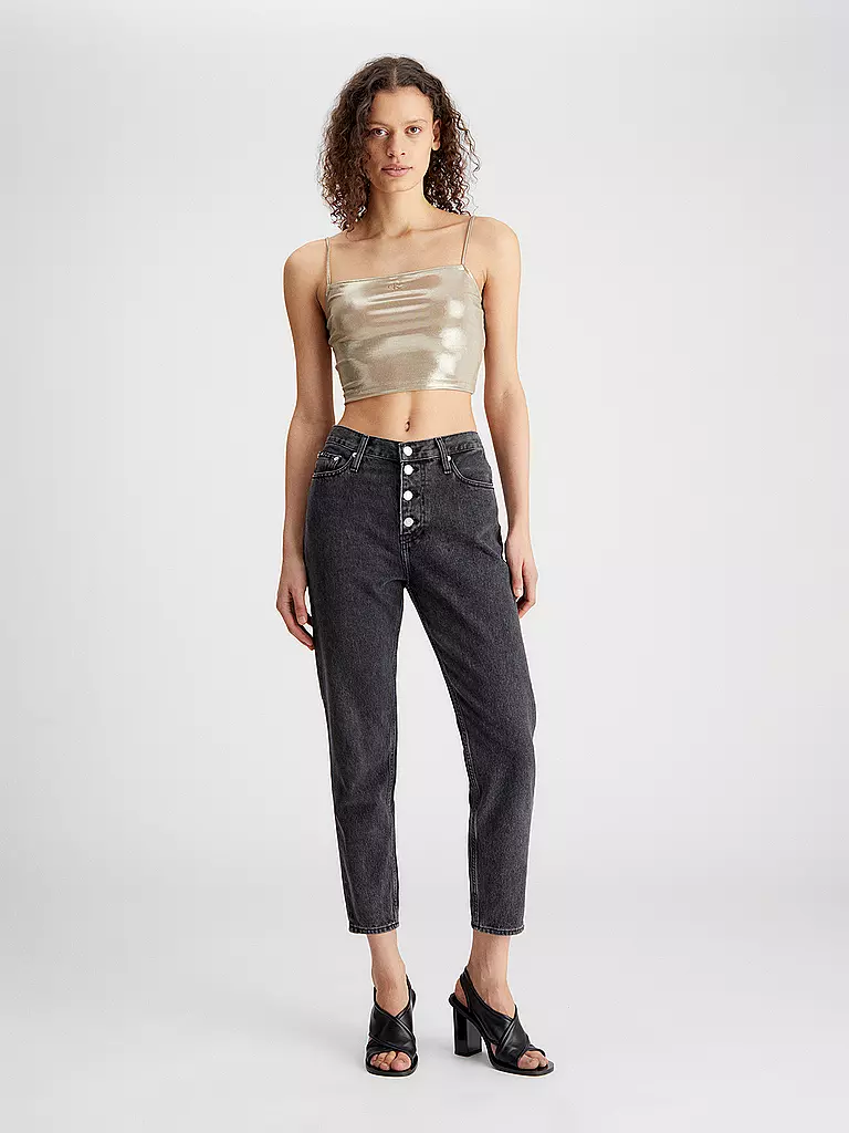 CALVIN KLEIN JEANS | Top Cropped Fit | Oro