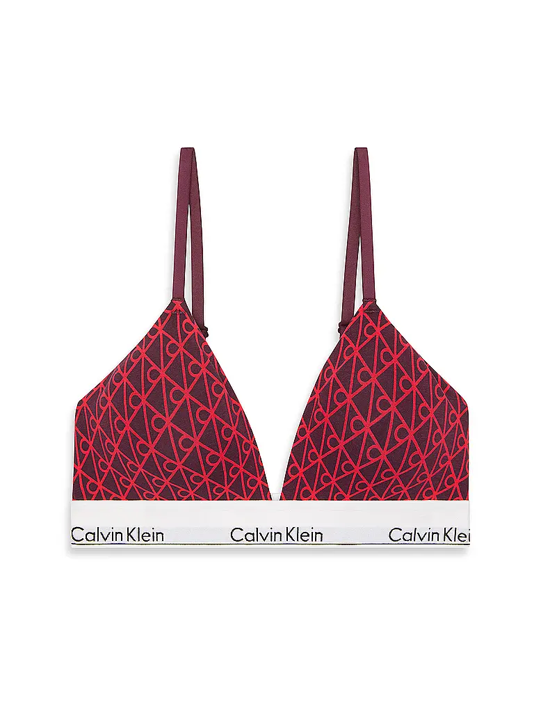 CALVIN KLEIN | BH senza ferretto | Rosso scuro