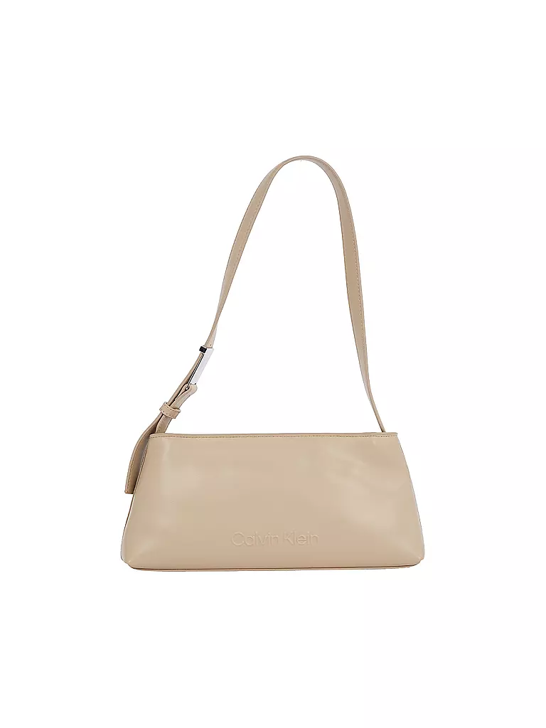 CALVIN KLEIN | Borsa - Borsa a spalla IMPRESSA | Beige